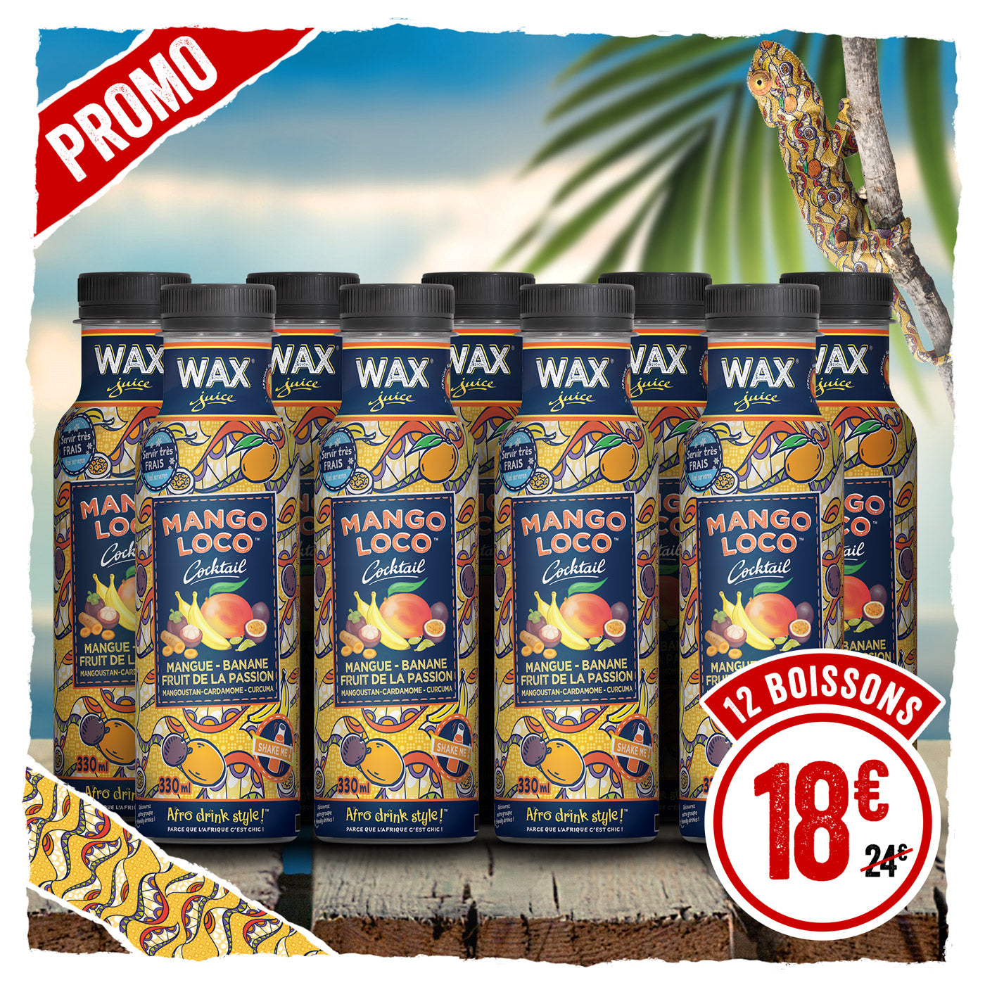Colis de 12 <br> Wax Mango Loco